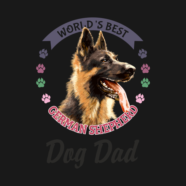 Discover German Shepherd Dad - German Shepherd Dad - T-Shirt