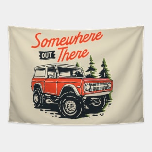 Out door adventure jeep Tapestry