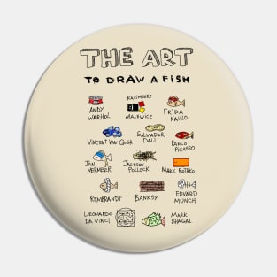 Funny Artist Gift Pin