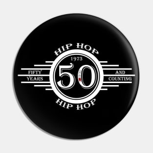 IAHH - 50 YEARS and COUNTING (WHITE LETTER) Pin