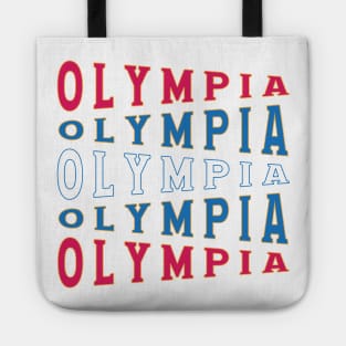 TEXT ART USA OLYMPIA Tote