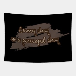 peace day quote Tapestry