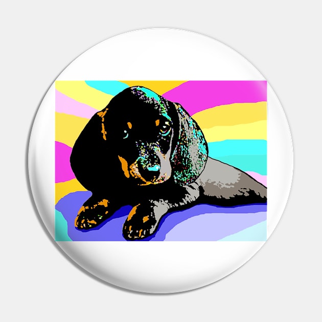 Dog 153 Dachshund Pin by artbylucie