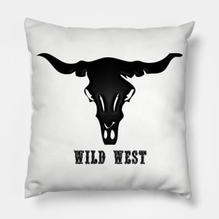 Western Era - Wild West Ox Head Skeleton Pillow