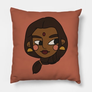 Desi Girl Pillow