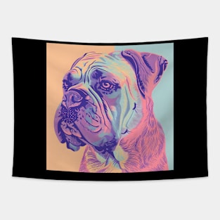 Bullmastiff in 80's Tapestry