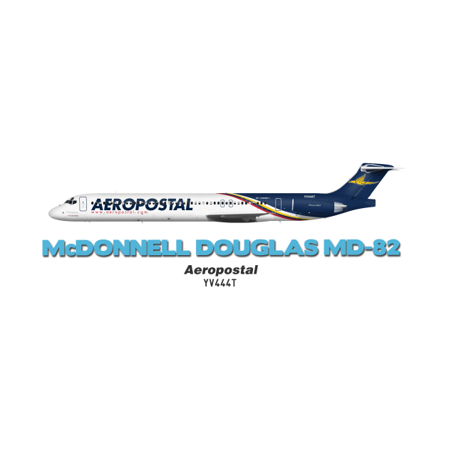 McDonnell Douglas MD-82 - Aeropostal by TheArtofFlying