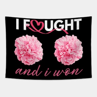 Breast Cancer Awareness I Fought And I Won Women Tapestry