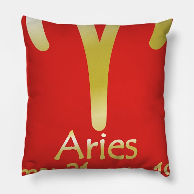 Aries Pillow by MBK