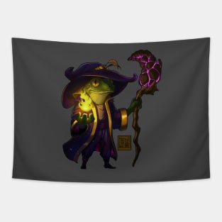 Frog Wizard Tapestry