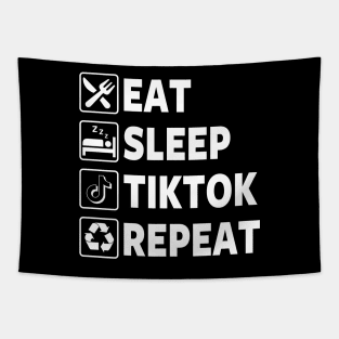 Funny Tiktok Tiktoker Meme Tapestry