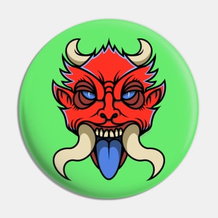 Oni Demon Pin