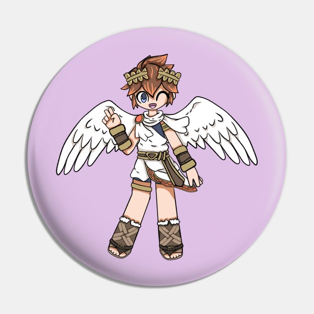 Pit from Kid Icarus Pin by KunkyTheRoid