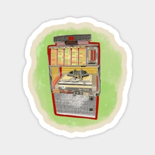 Red jukebox Magnet