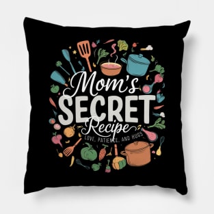 "Mom's Kitchen Magic: Love & Cooking" Pillow