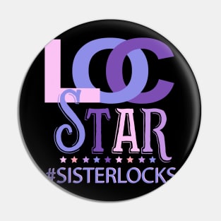 Sisterlocks Loc Star Locs Pin