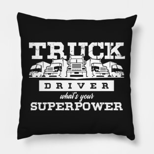 truck driver Pillow