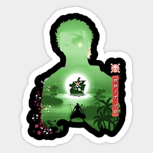 Roronoa Zoro Sticker for Sale by OnePieceStore28