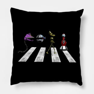 Robot Road Call Pillow