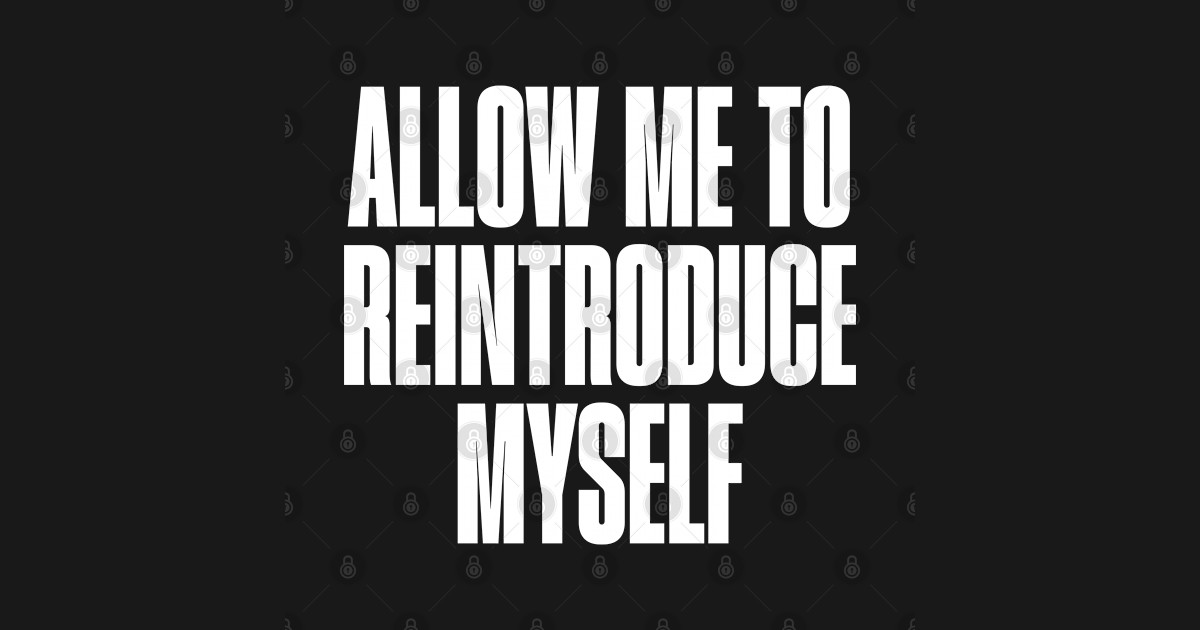 Allow me to reintroduce myself - Jay Z - T-Shirt | TeePublic