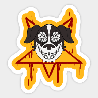 Mr Pickles Pentagram Sticker 