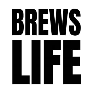 Brews Life Party '80s Design - Tea or Beer Lovers T-Shirt