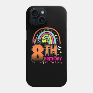 Daughter 8th Birthday for 8 year old girlie Phone Case