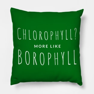 Chlorophyll? more like Borophyll Pillow