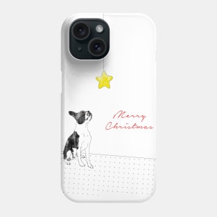 A Boston Terrier Christmas Phone Case