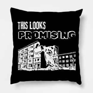 Abandoned Building - Funny Urban Explorer Pillow