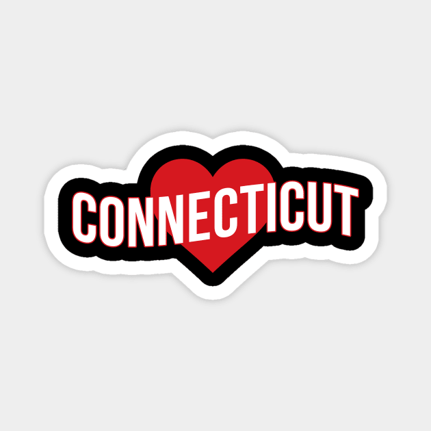 Connecticut Love Magnet by Novel_Designs