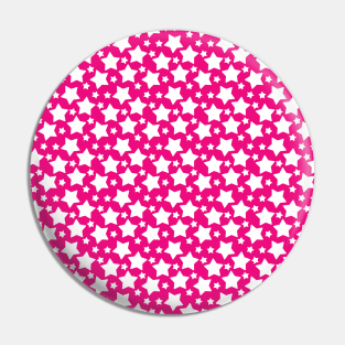 Pink and White Stars Seamless Pattern 013#001 Pin