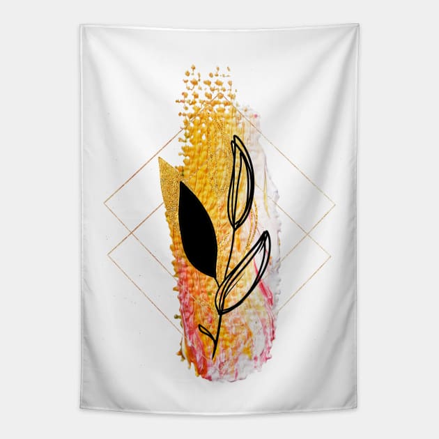 Feminine bohemian design Tapestry by NJORDUR