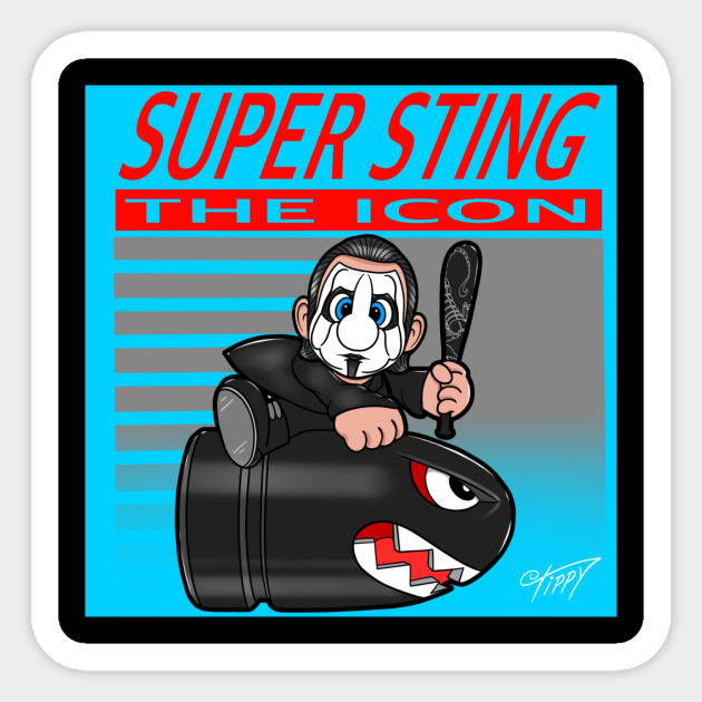 Super sting - Hasbro Wwf - Sticker