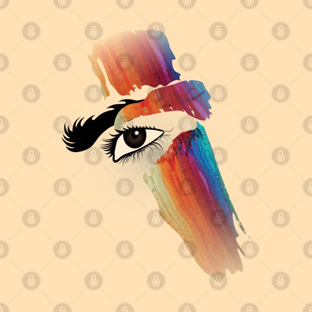 rainbow eye by Express Yourself everyday