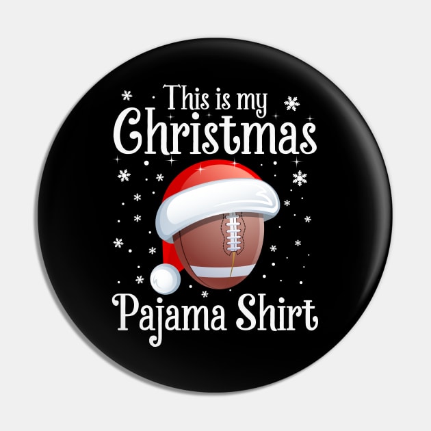 This Is My Christmas Rugby Pajama Shirt Pin by DragonTees