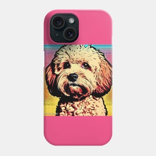 Poodle Cross Pop Art Phone Case