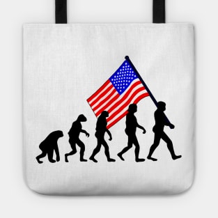 Evolution Us Flag Tote