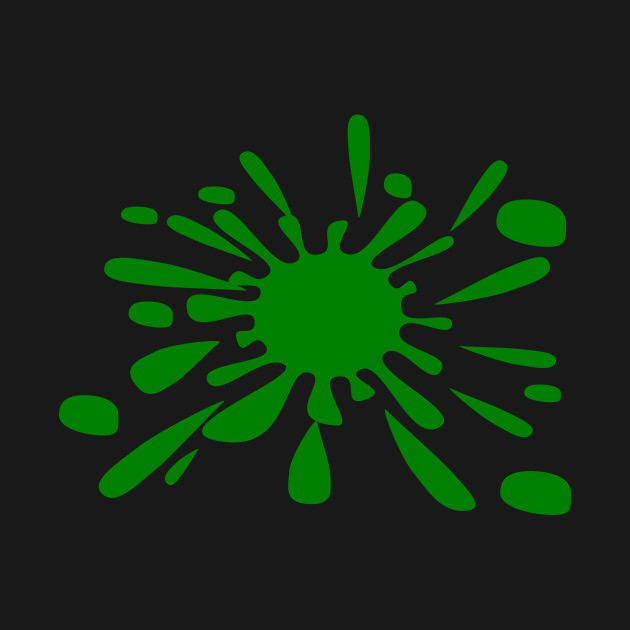 Disover Splat - Green - Splatter - T-Shirt