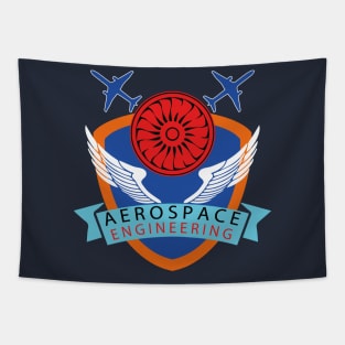 Best design aerospace engineering logo aircraft engineers Tapestry