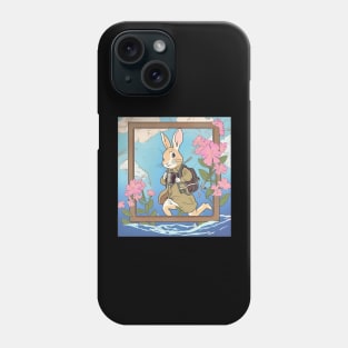 Scuba Diving Underwater with Rabbit Bunny Lover Diver Instructor Gift Phone Case