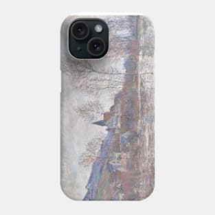 Flood in Giverny by Claude Monet Phone Case