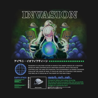 Hololive Indonesia Airani Iofifteen Alien Invasion T-Shirt