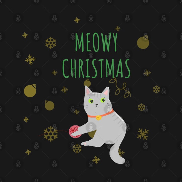 Meowy Christmas by MidnightSky07