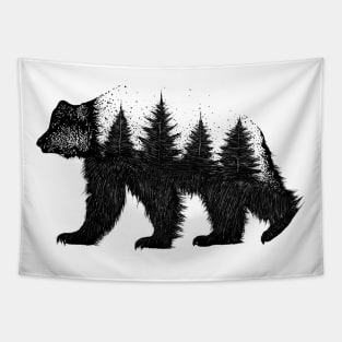 Wild Bear Tapestry