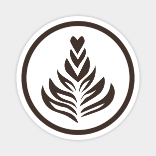 Coffee Plant Leaves Magnet