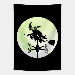 Witch Moon Weathervane Tapestry