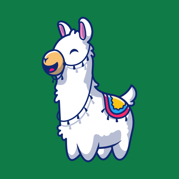 Cute Llama Cartoon by Catalyst Labs