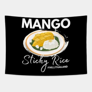 Mango Sticky Rice Milli Thailand Summer Food Lover I Lover Thailand Tapestry