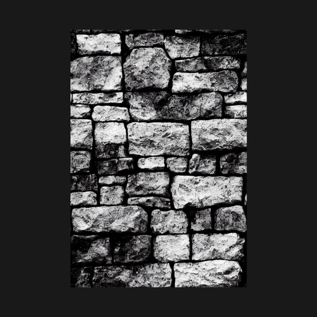 Simple Minimalistic Stone Wall, Faux Stone #13 by Endless-Designs